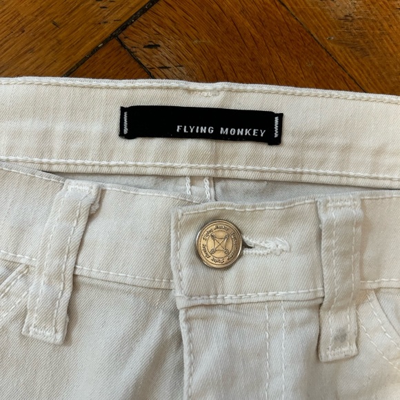 Flying Monkey White Skinny Jeans - Picture 3 of 9